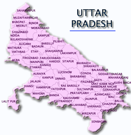Uttar-Pradesh-Map