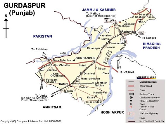 gurdaspur map