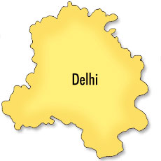 Delhi Map