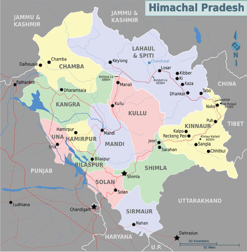 himachal map