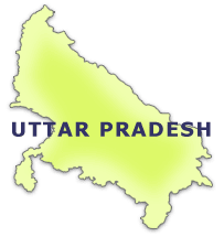 uttar pradesh map