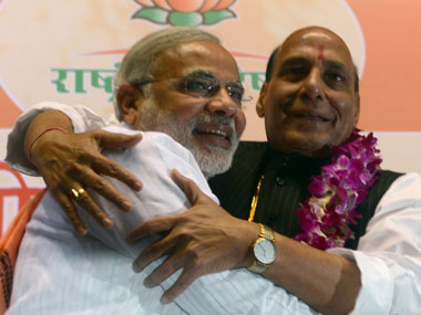 Rajnath-Modi AFP