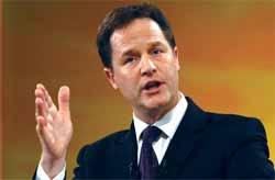 Nick Clegg Liberal Democrat UK PM candidate