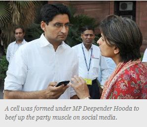 Congress to go big on Twitter, Facebook,Mission 2014,2014 election strategy of congress,Shashi Tharoor,Manish Tewari,Deepender Hooda,Narendra Modi,FICCI, Sanjay Jha ,blogger Priyanka Chaturvedi ,Congress,Exit polls,latest news, latest and political news,