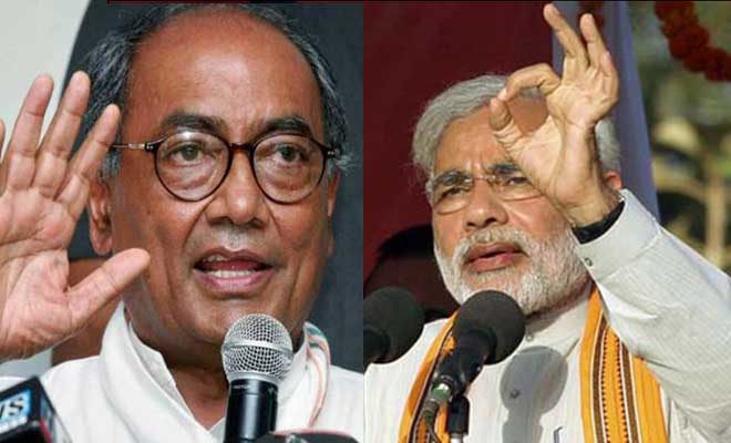 Digvijaya brands Modi ‘most communal’, accuses him of misleading people, Digvijaya singh, Narendra Modi,BJP, Congress, Latest news, political news updates, politics, Indian politics, election updates, Modi news.