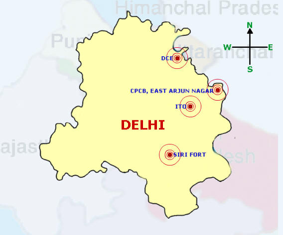 Delhi Map