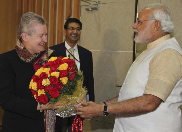 US envoy Powell meets Modi ends 9-yr US boycott