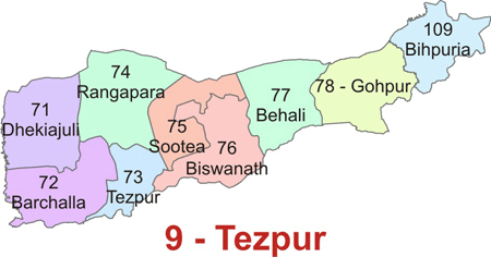 Tezpur Assam Parliamentary Constituency 2019, Tezpur Lok Sabha Constituency Details, Political News Tezpur, Assam Lok Sabha Elections 2019 News Updates, Assam Parliamentary Constituency details 2019, Tezpur MP, Issues Political Analysis 2019