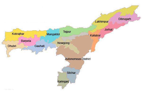 Assam Parliamentary constituency list, Assam parliamentary seats, Lok sabha Constituency, Parliament constituency list with vote margin, Assam parliamentary constituency results, Assam Parliament