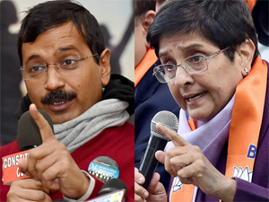 Arvind Kejriwal invites Bedi for debate, BJP declines,Delhi Election, Delhi Election 2015, Delhi Assembly Election 2015, Delhi Election News
