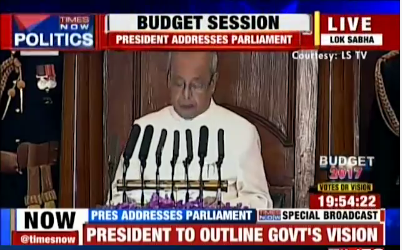 President Pranab Mukherjee hints at sops for poor in Union Budget