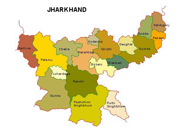 jharkhand map s